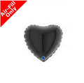 Micro Herz mit Luft 10cm schwarz