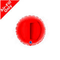 Micro Rund mit Luft 10cm rot