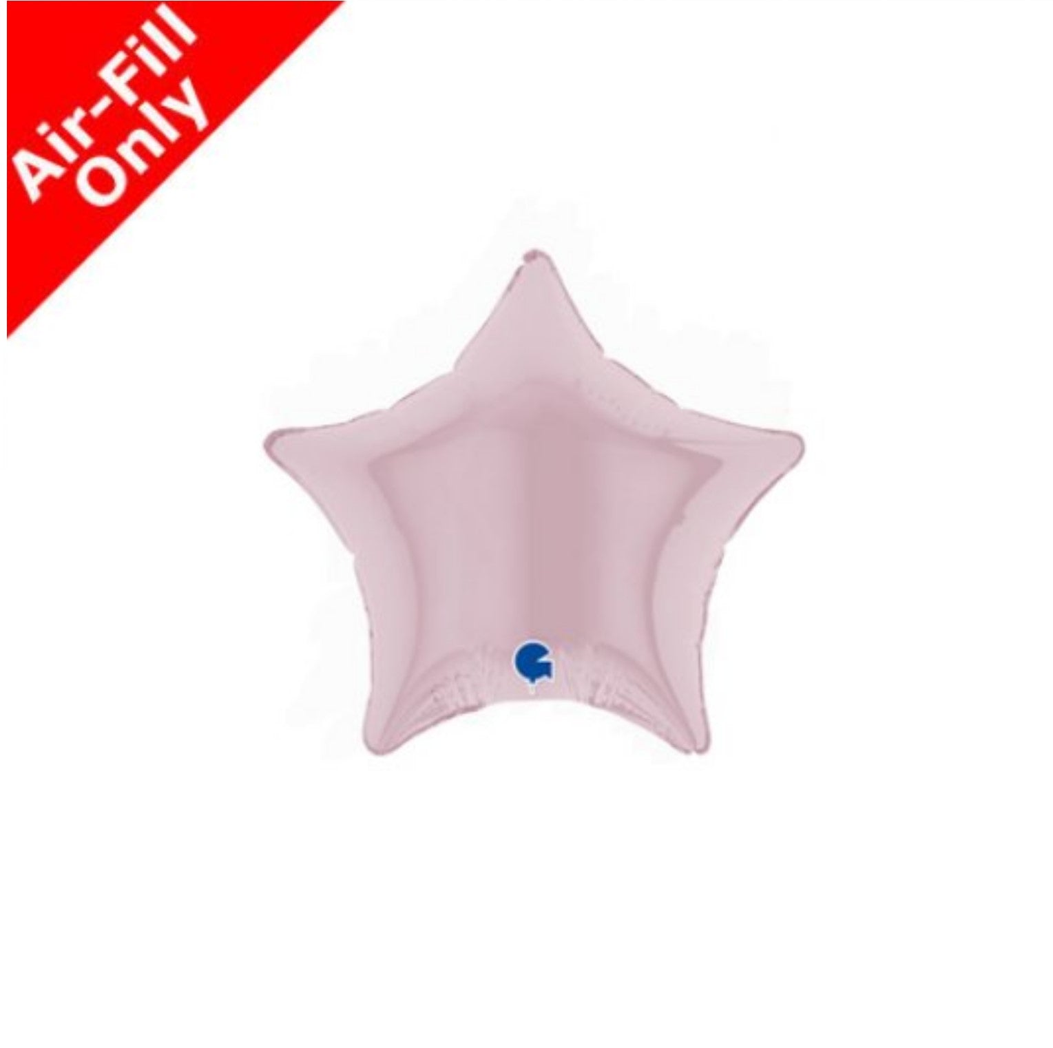 Micro Stern mit Luft 10cm rosa