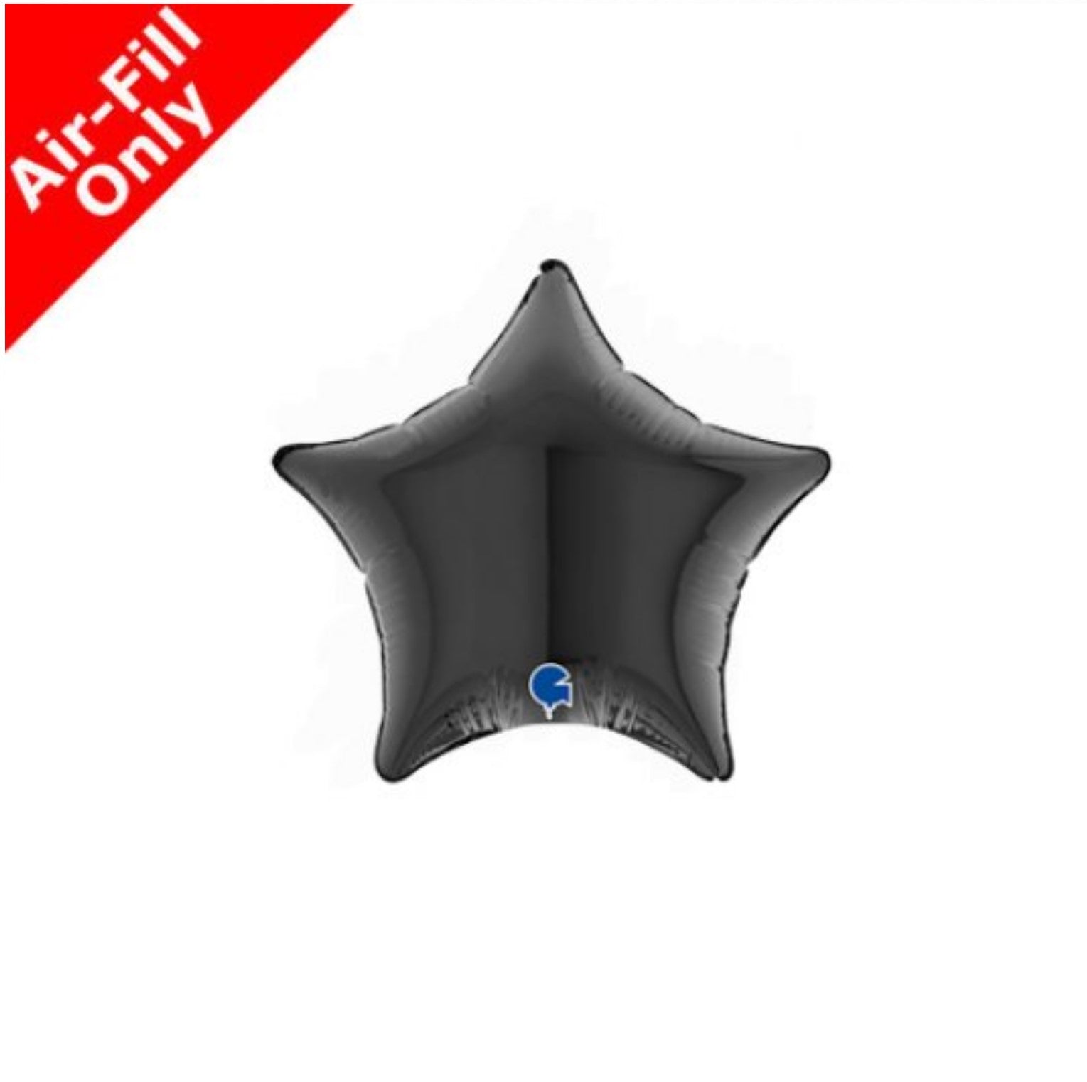 Micro Stern mit Luft 10cm schwarz