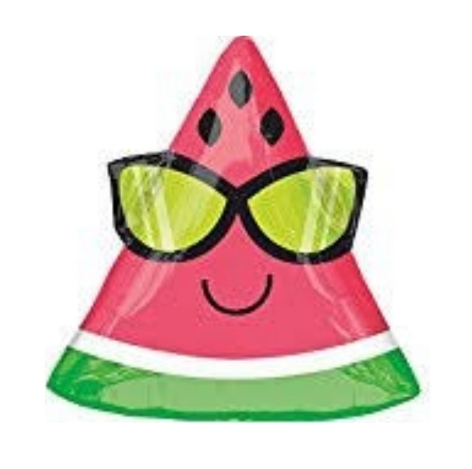 Motiv Melone Brille mit Helium