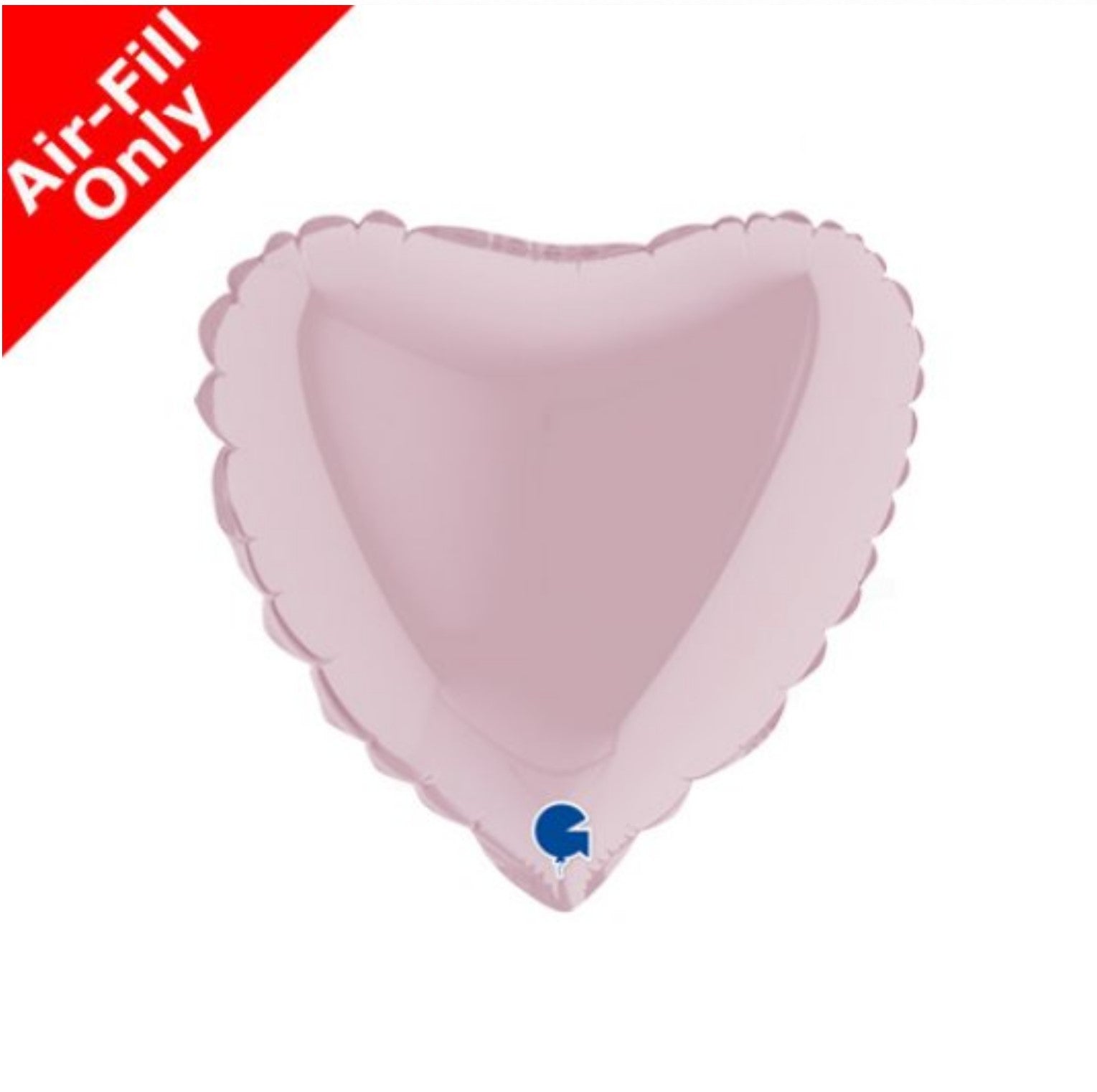Mini Herz mit Luft 15cm rosa