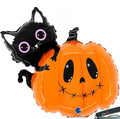 Mini Halloween Kürbis mit Katze