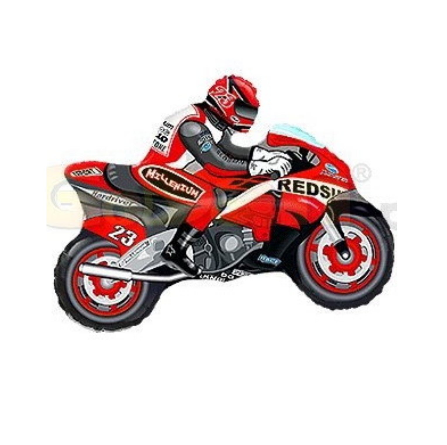 Mini Motorrad rot