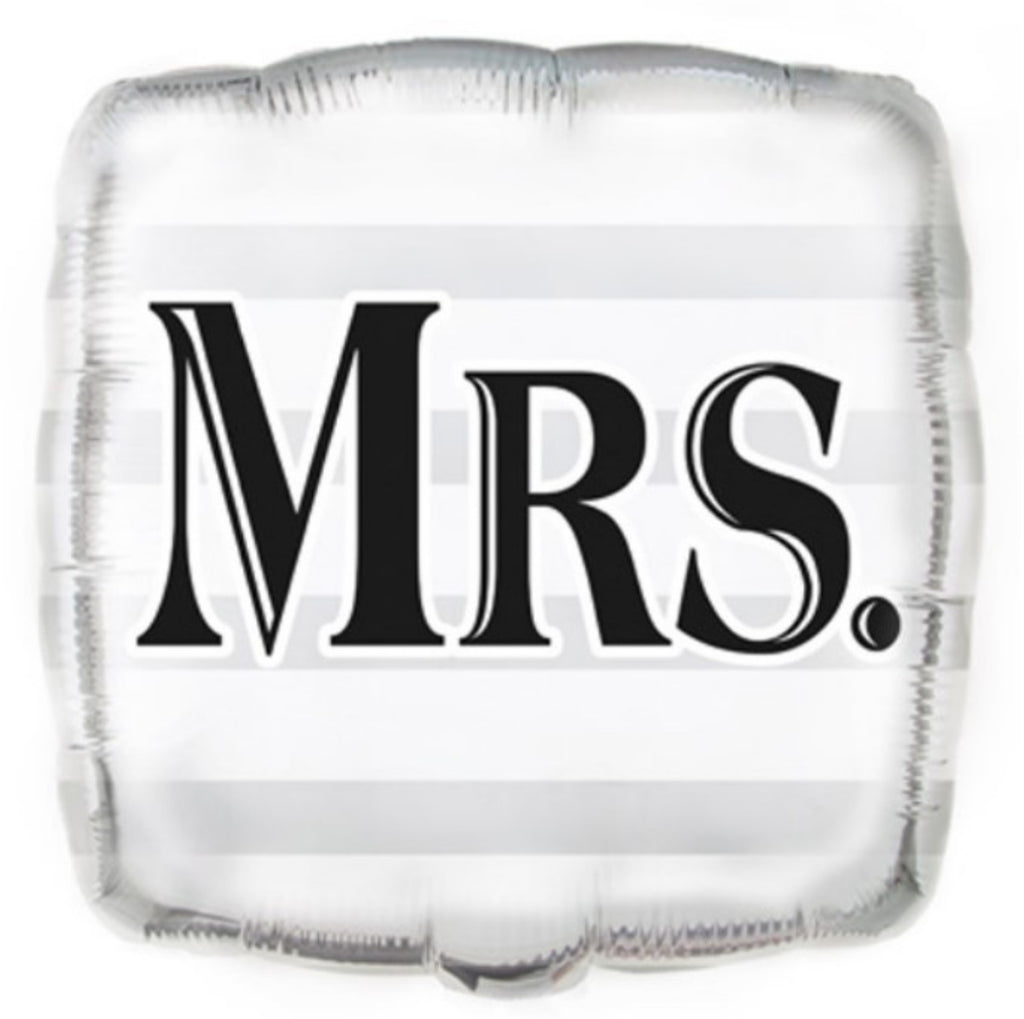 Mrs & Mrs 3 Ballons mit Helium
