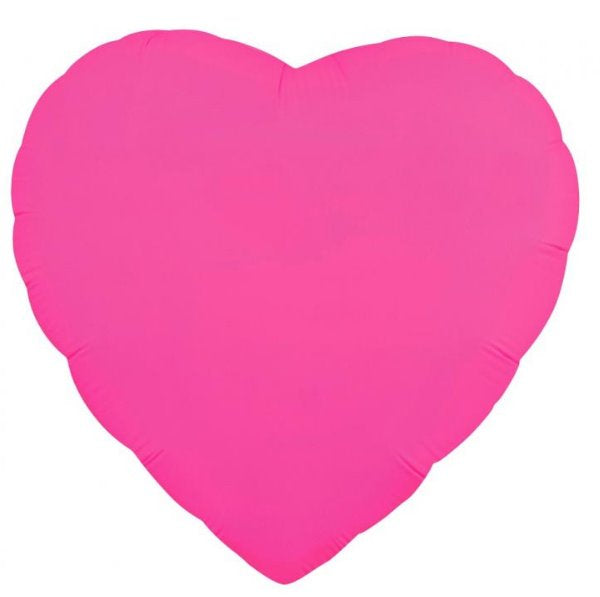 Herz 45cm neon rosa