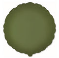 Rund 45cm olive