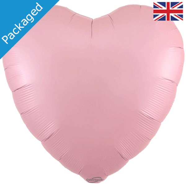Herz 91cm Pastel Rosa