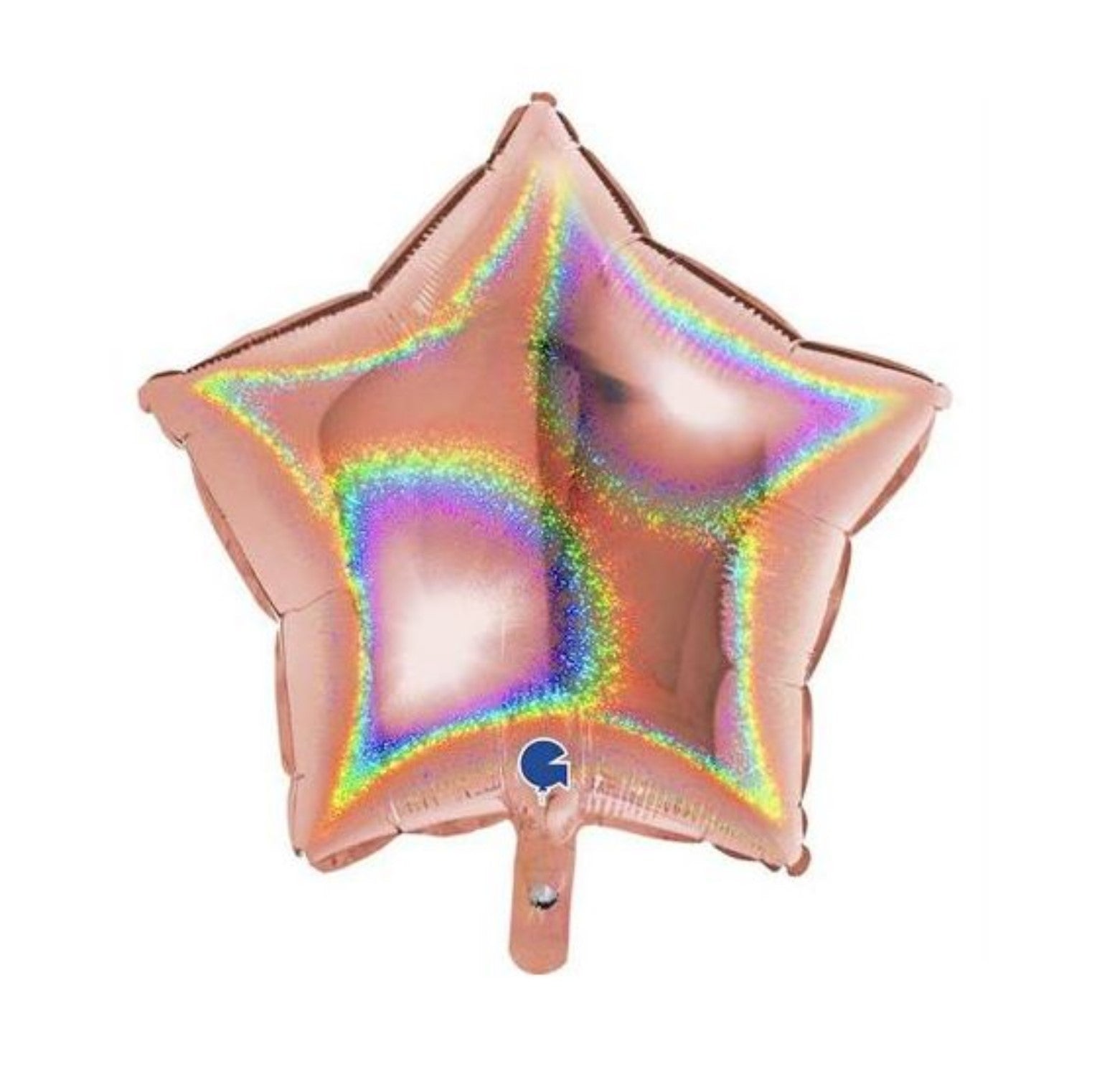 Stern 45cm Rosegold Holo Fein