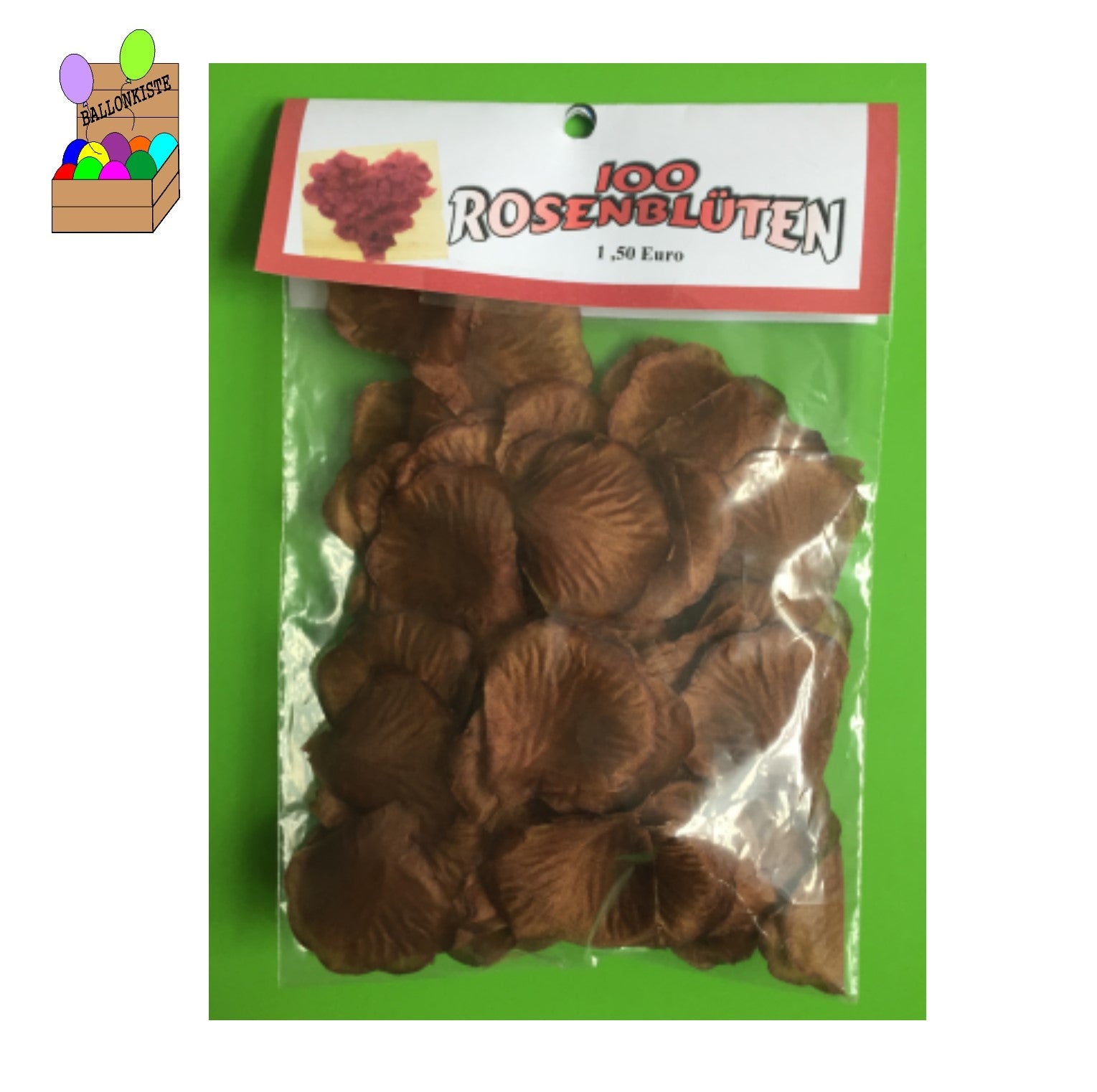 Rosenblätter braun