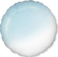 Rund 45cm Farbverlauf Blau EU
