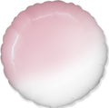 Rund 45cm Farbverlauf Rosa