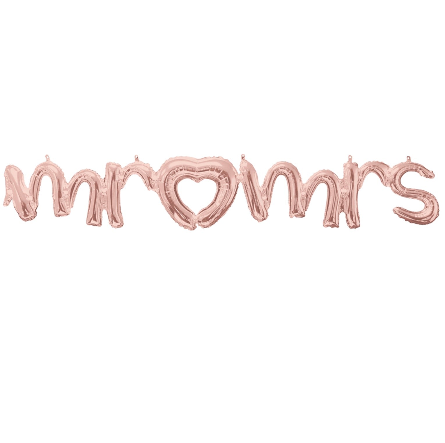 Schriftzug Luft Mr u. Mrs zusammen