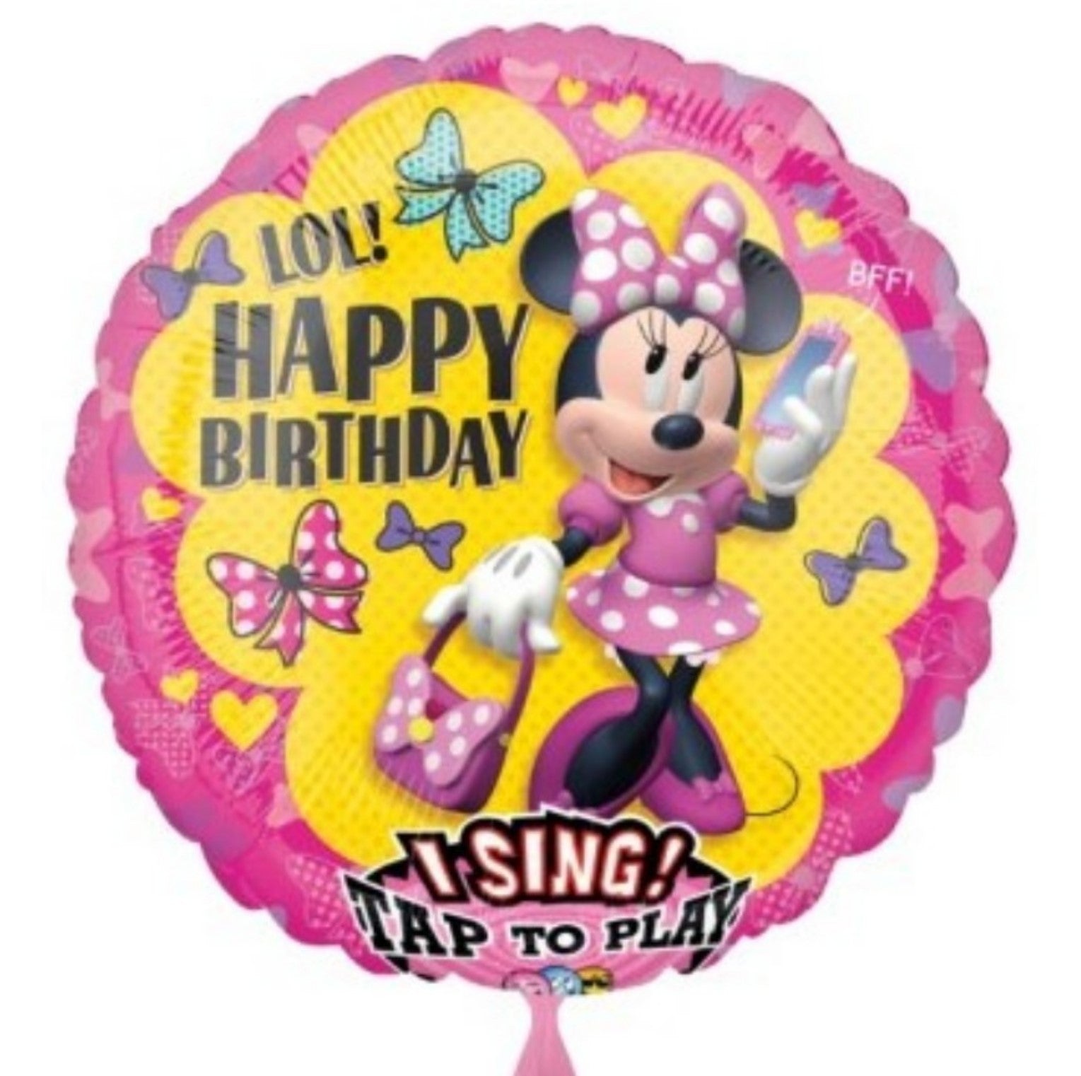 Musikballon HB Minnie Maus