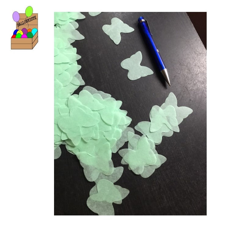 Konfetti Schmetterlinge mint XL
