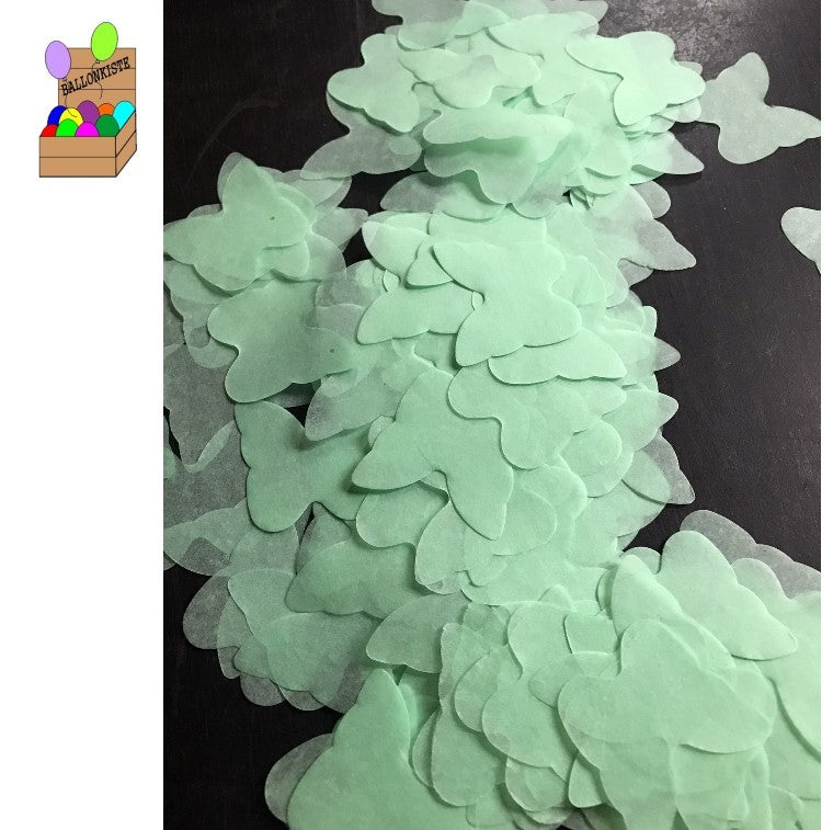 Konfetti Schmetterlinge mint XL