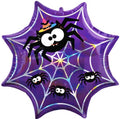Halloween Spinnennetz holografisch