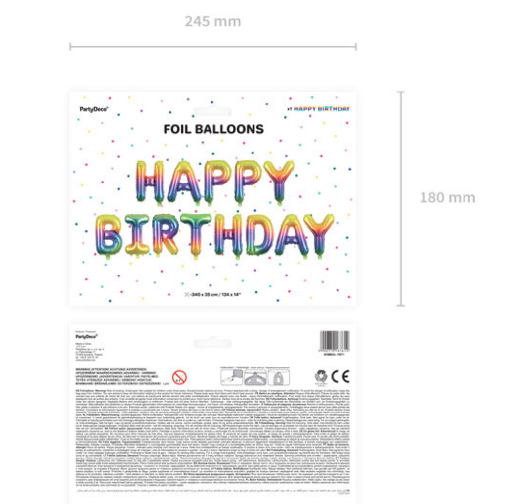Schriftzug Happy Birthday