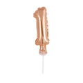 Zahl 1 rosegold Micro