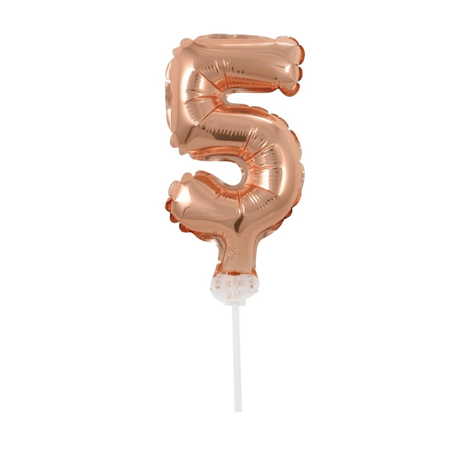 Zahl 5 rosegold Micro