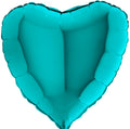 Herz 56cm türkis EU